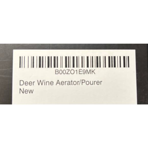 Aerator, Deer Stag Animal Wine Pourer - D&M - Picture 5 of 5